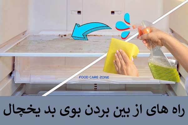 راه های جلوگیری از بوی بد یخچال