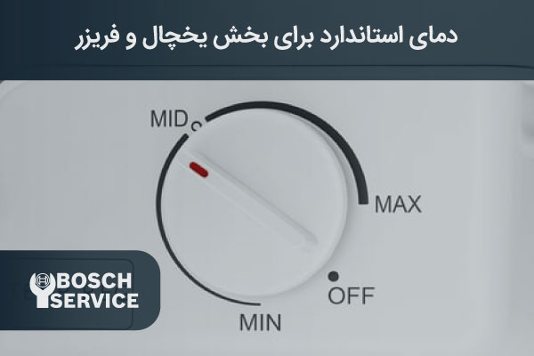دمای استاندارد برای بخش یخچال و فریزر