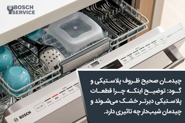 چیدمان صحیح ظروف و تاثیر آن بر خشک شدن