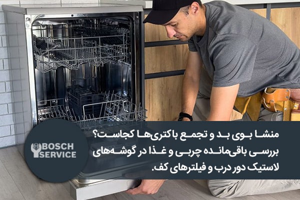 منشا بوی بد و تجمع باکتریها کجاست؟